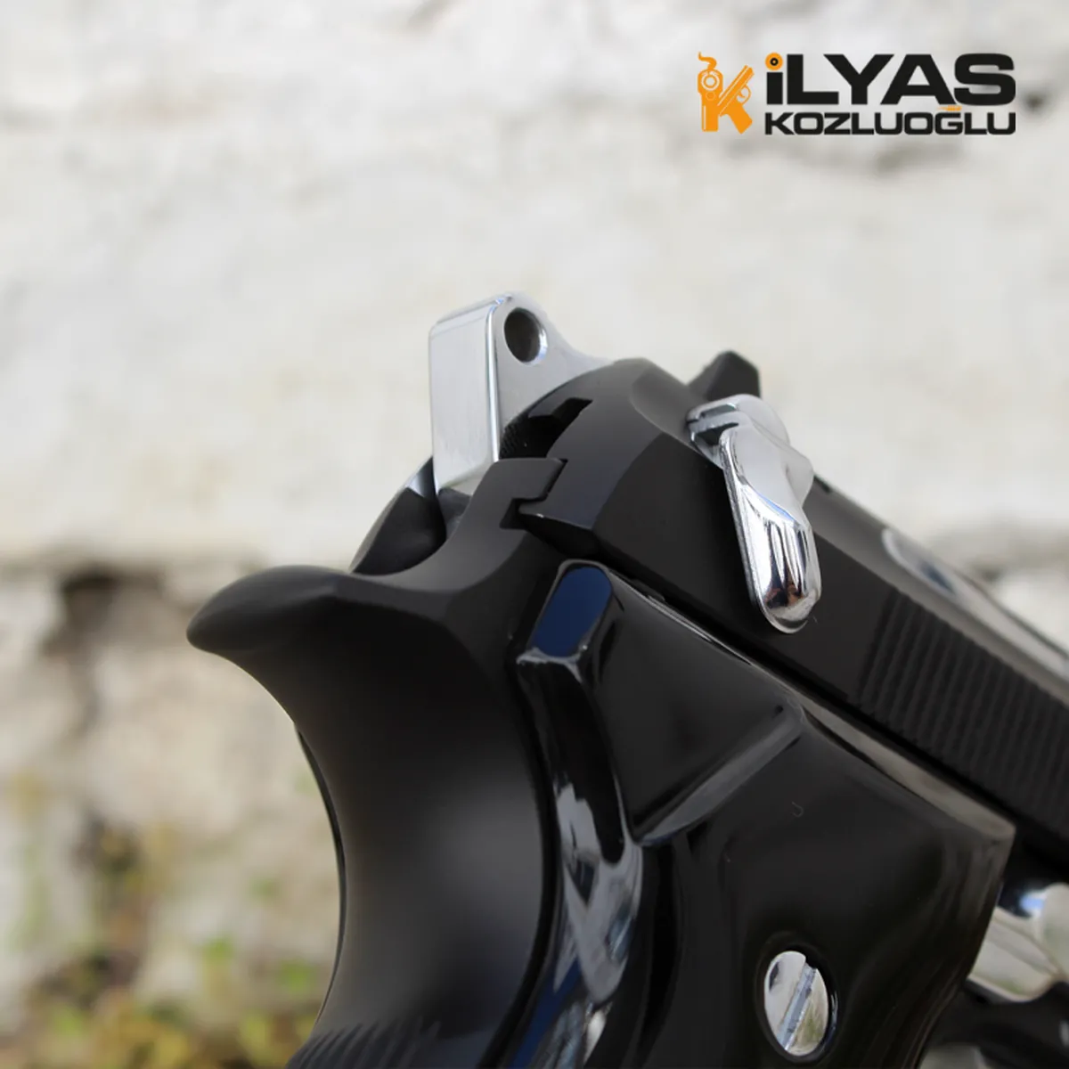 Beretta 92FS Mat Siyah Kaplama Detay 2