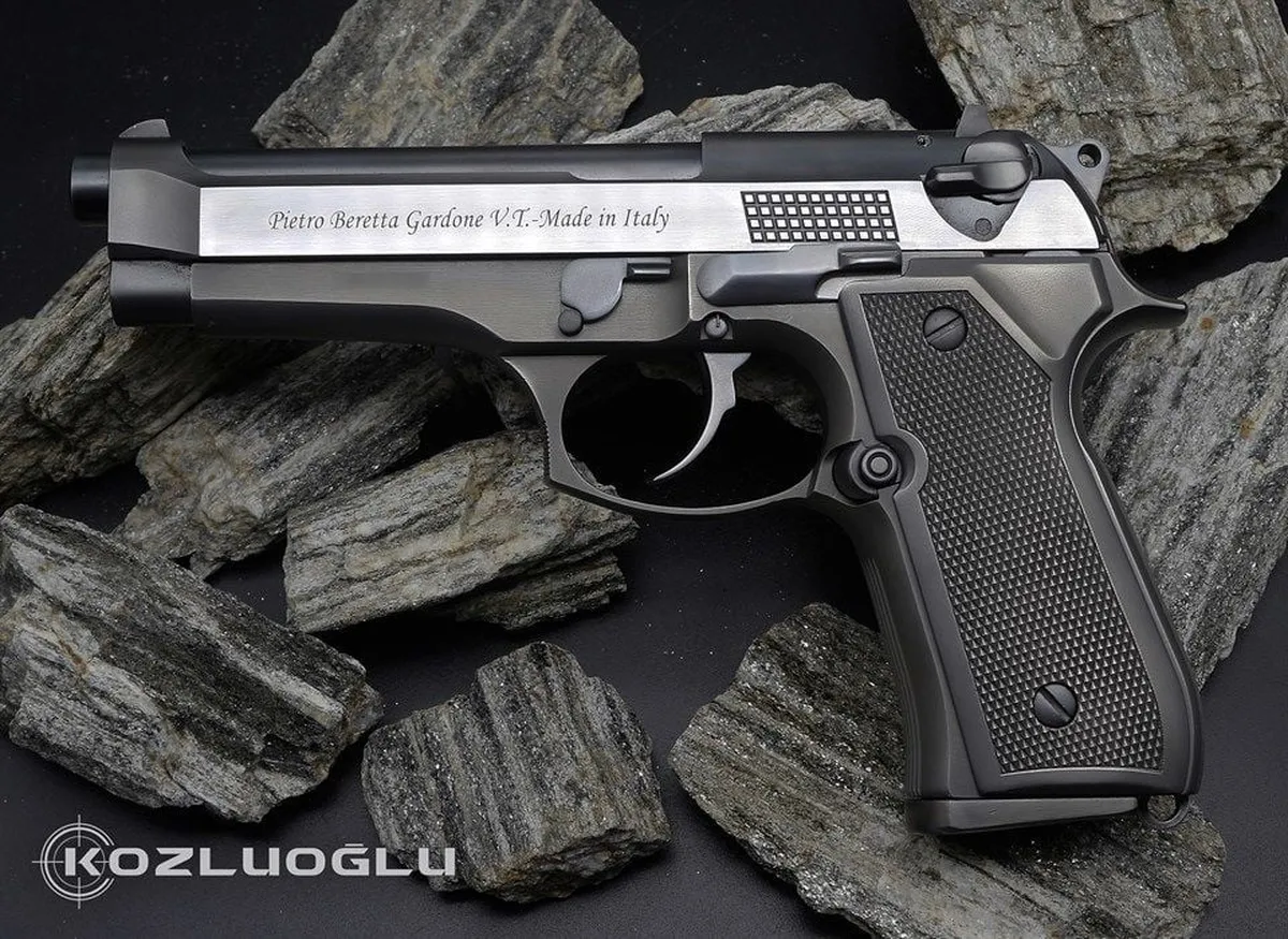 Beretta F92 Çekme Kertik &  Titanyum Kaplama