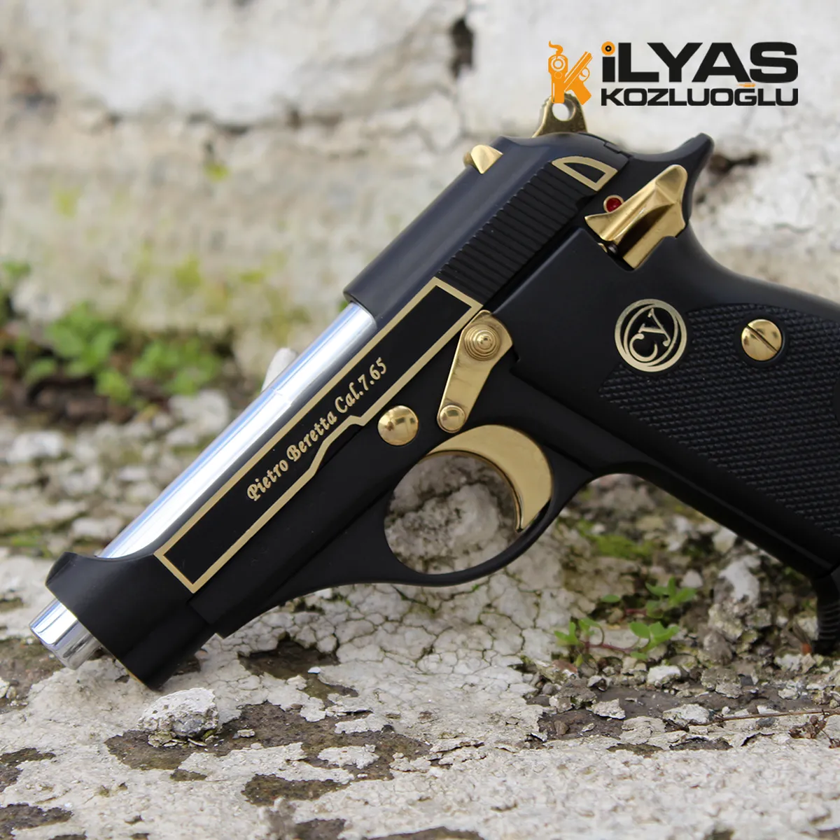 Beretta MOD 70 Mat Siyah Kaplama & Sarı Parça