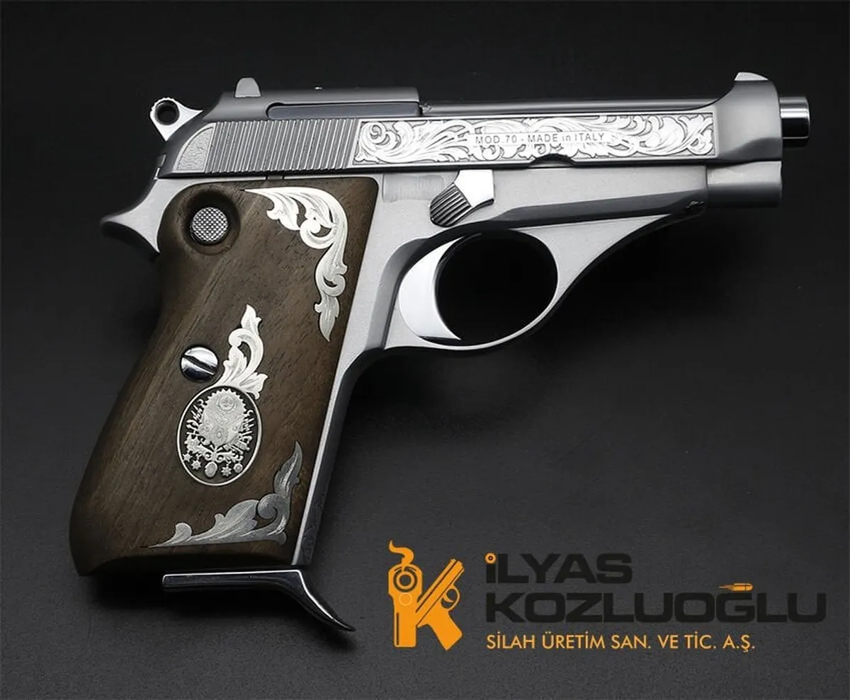 Beretta MOD70 Titanyum Kaplama & Gravür Detay 2