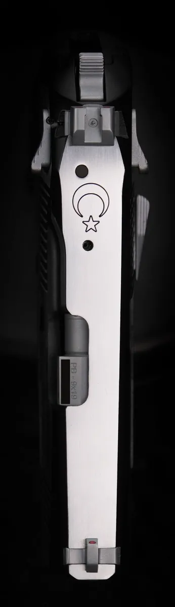 Beretta Px4 Storm Kaplama – Kurt – Ayyıldız – Göktürkçe Gravür Detay 3