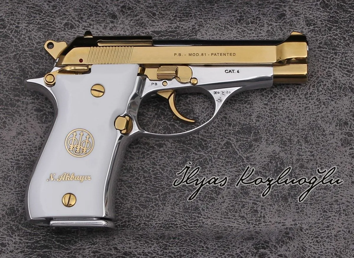 Beretta Sarı Titanyum Kaplama Detay 2