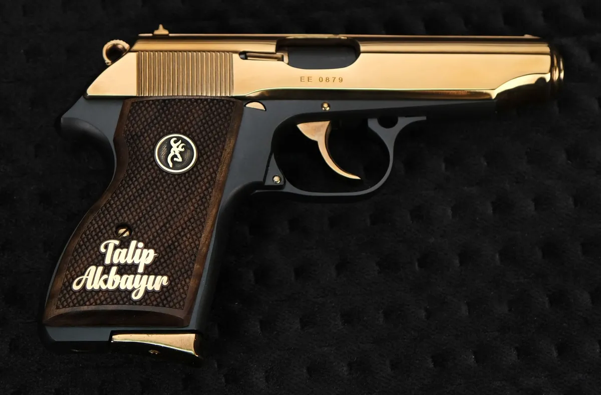 Browning 7 65 Parlak Sarı Titanyum Kaplama Detay 2