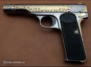 Browning 7.65 Uzun Belçika Gravür