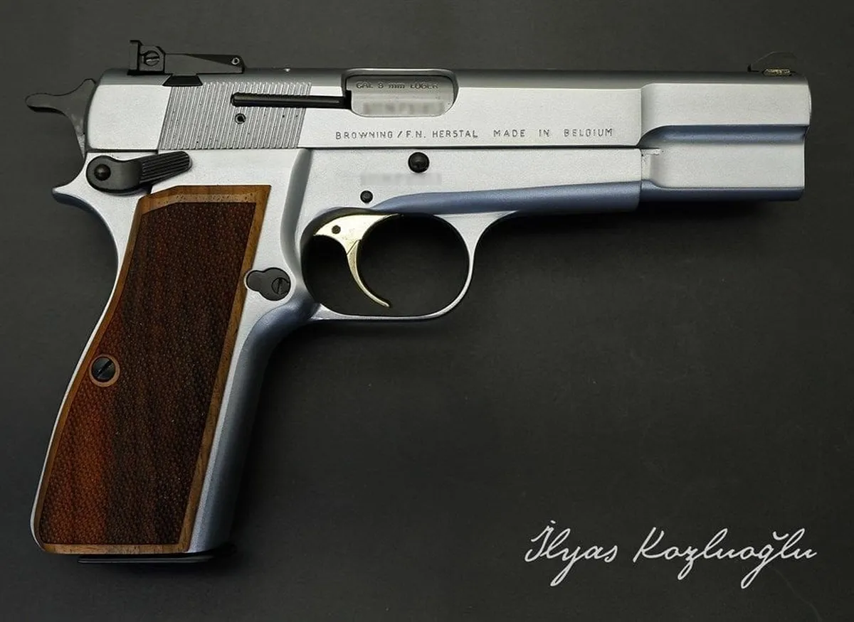 Browning Beyaz Krom Kaplama Detay 2