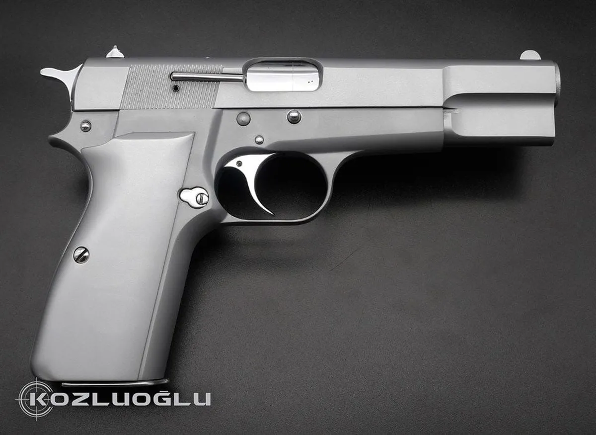 Browning Beyaz Krom Kaplama Detay 6