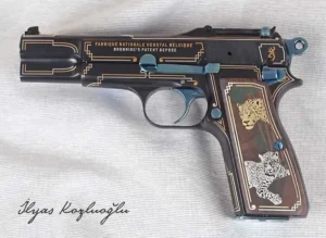 Browning – Çerçeve Hat Desenli Özel Gravür Tasarımı
