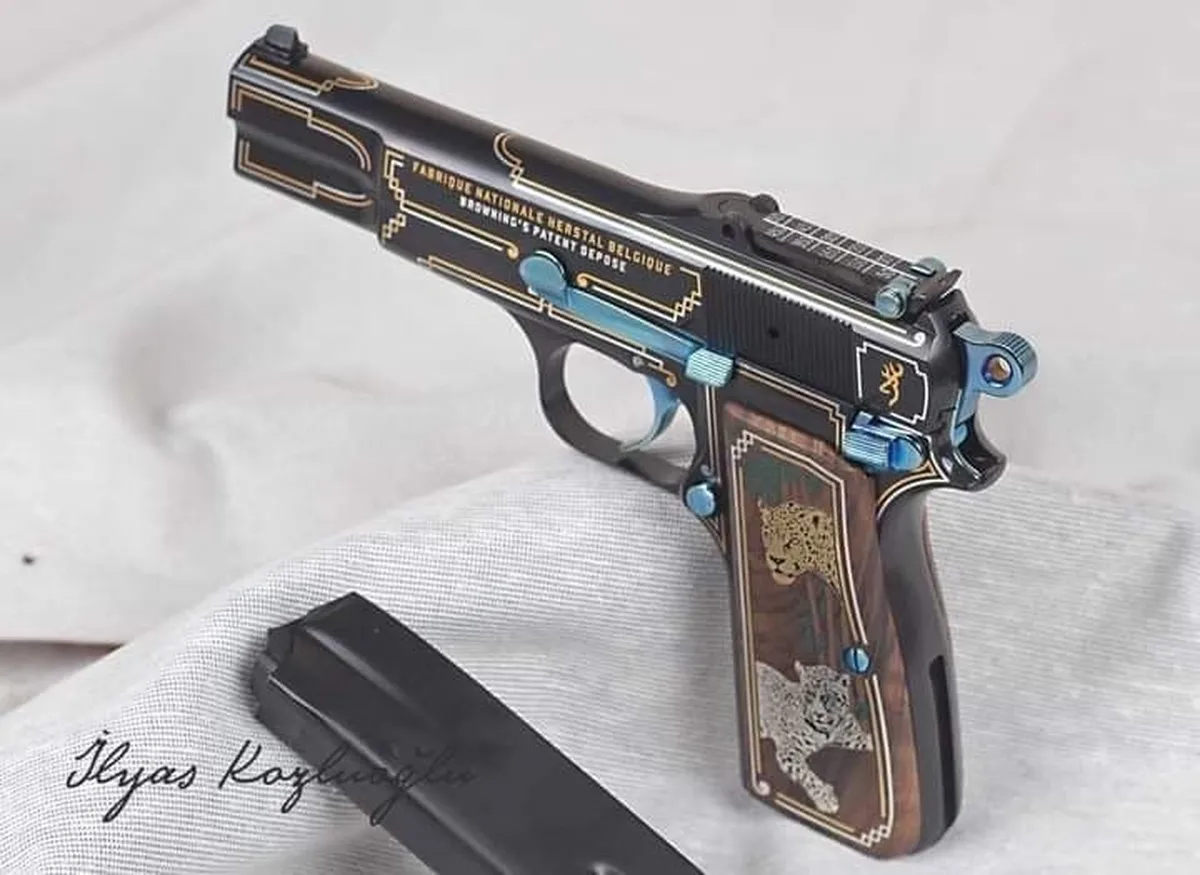 Browning – Çerçeve Hat Desenli Özel Gravür Tasarımı Detay 7