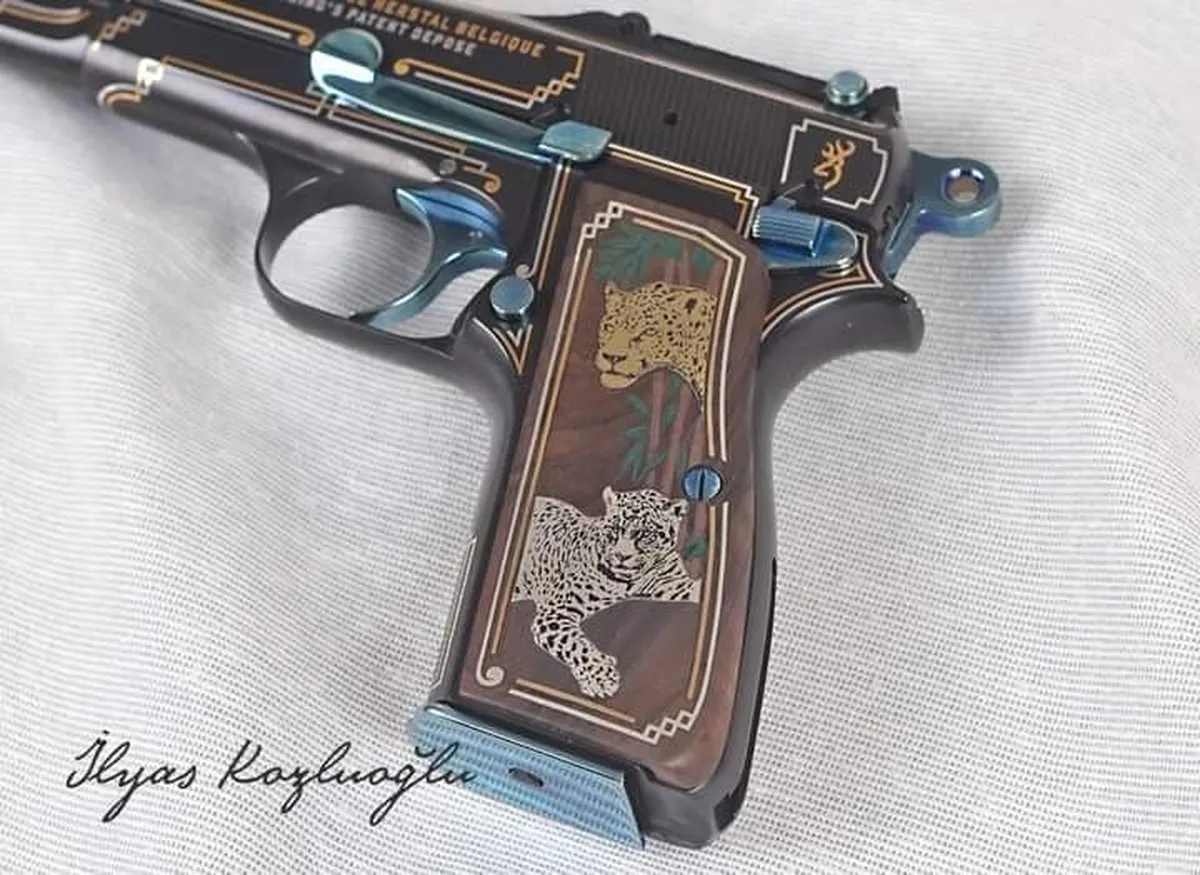 Browning – Çerçeve Hat Desenli Özel Gravür Tasarımı Detay 8