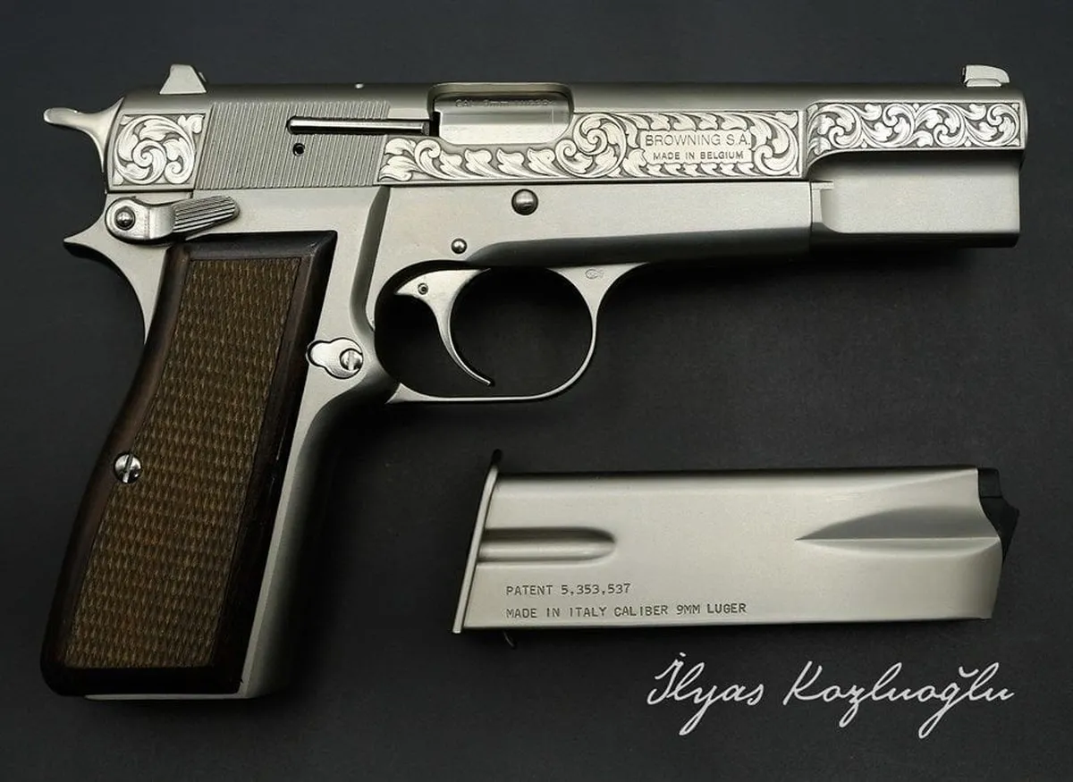Browning Gravür & Titanyum Kaplama Detay 2