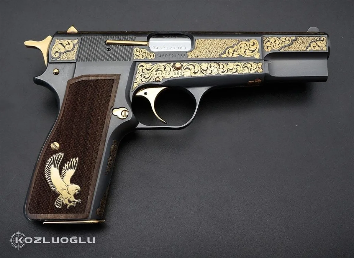 Browning HP Serpme Gravür Detay 2
