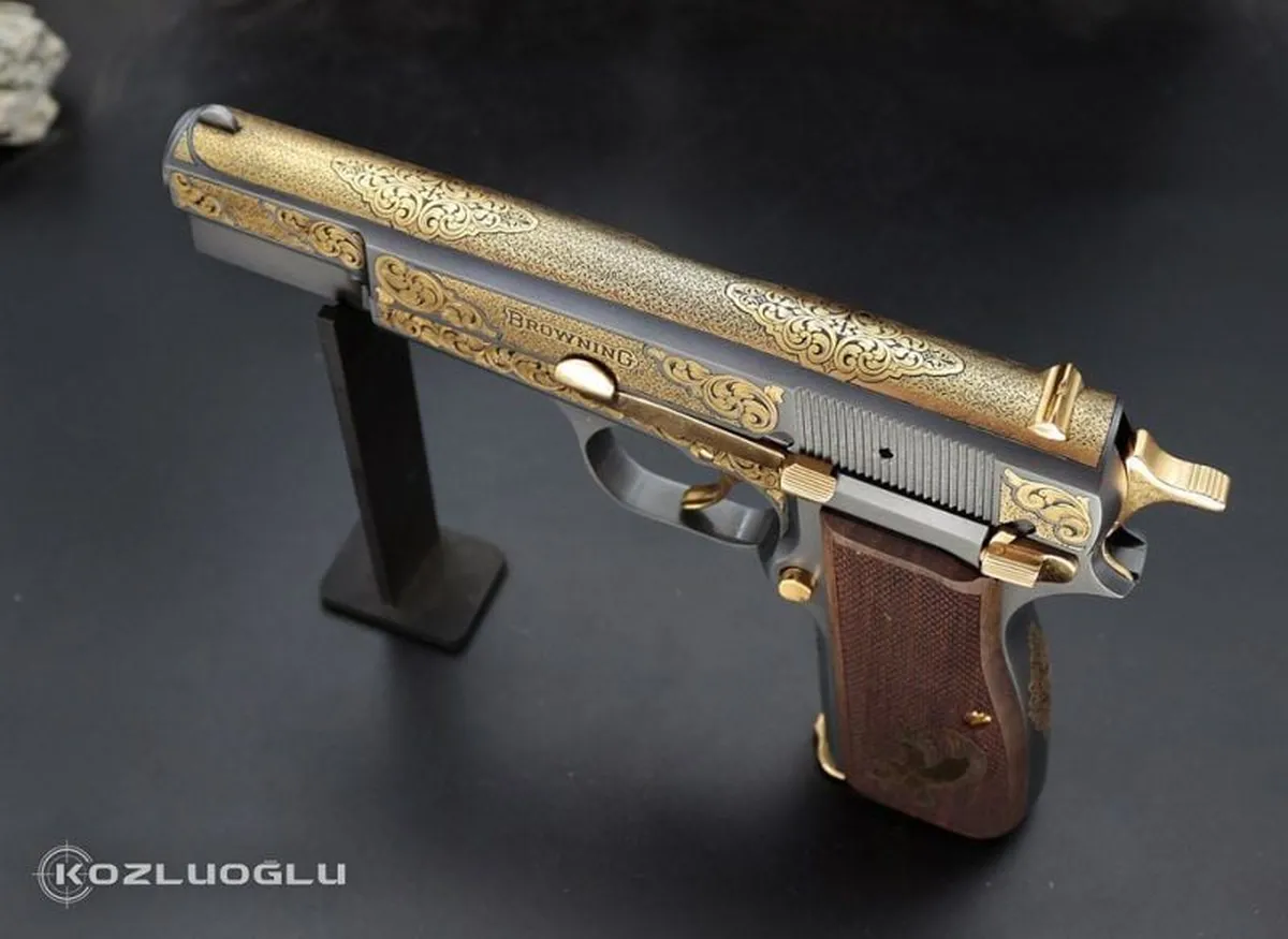 Browning HP Serpme Gravür Detay 4