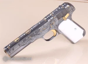 Browning Tuğralı – Fetih 1453 Gravür – Titanyum Kaplama
