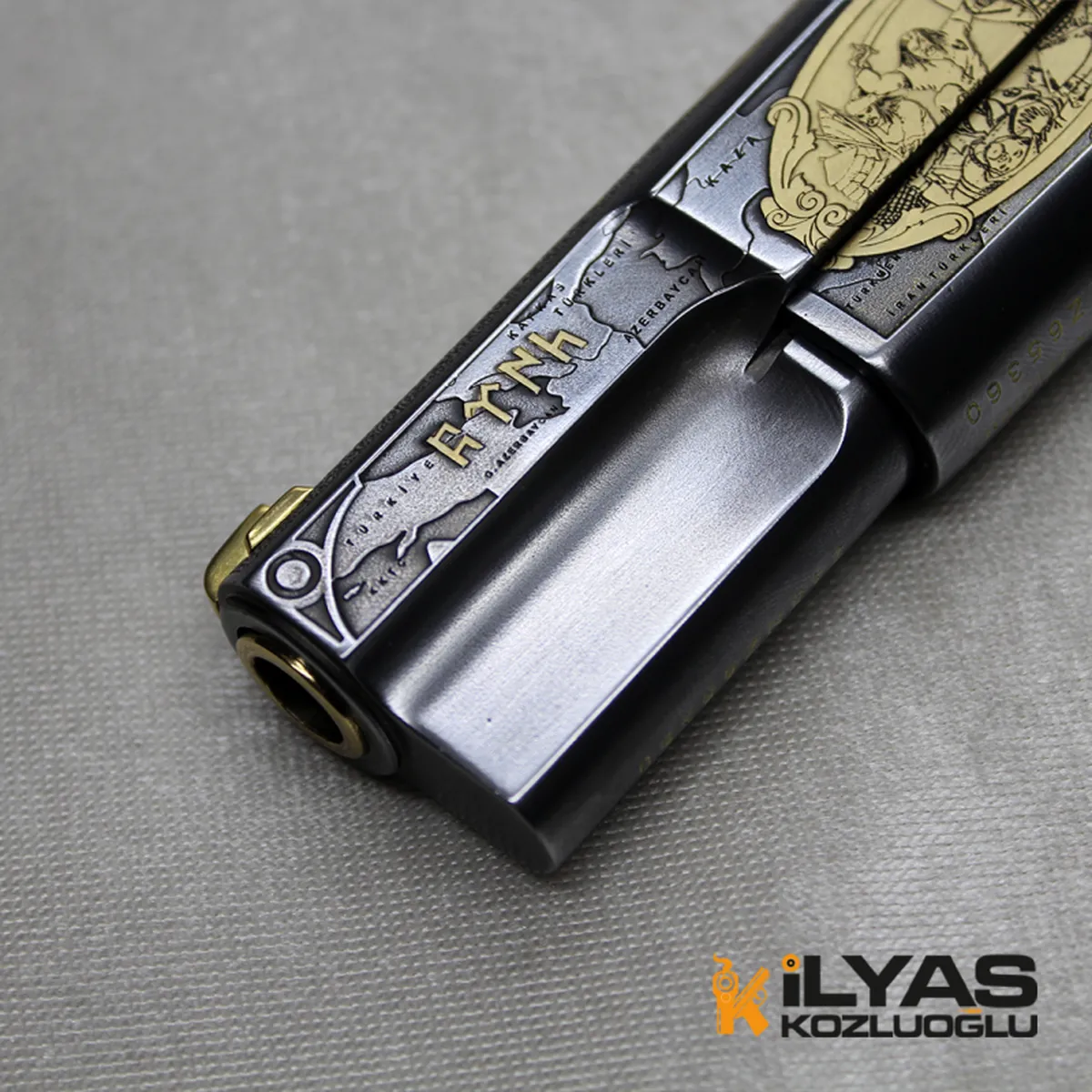 Browning Turan Devleti Gravür Detay 5