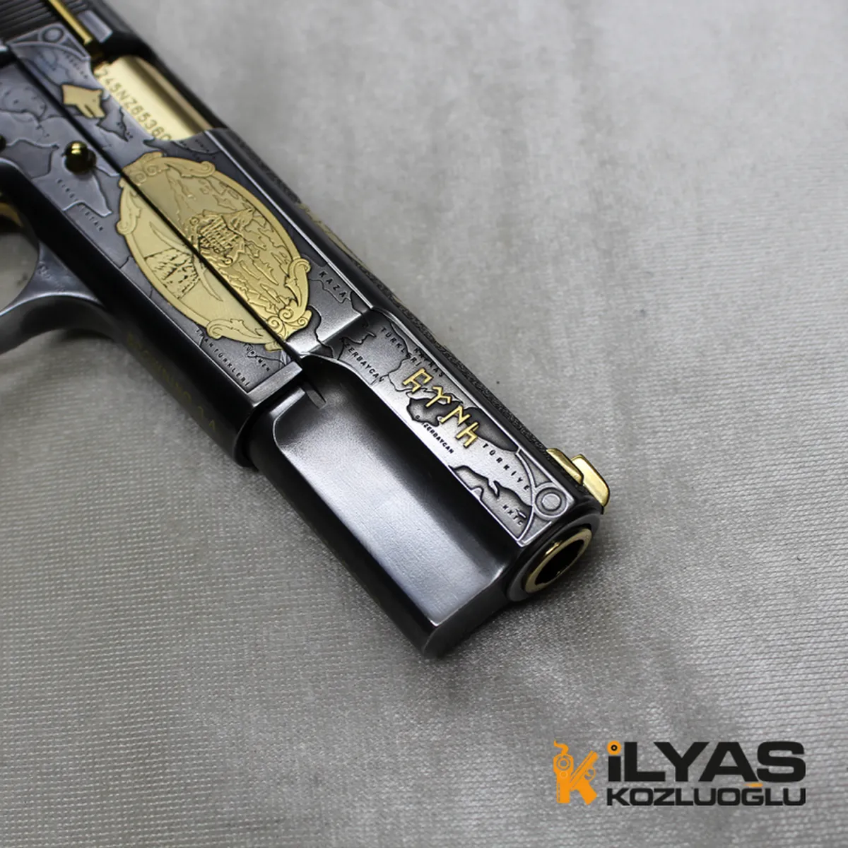 Browning Turan Devleti Gravür Detay 7