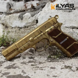 Browning Zebra Desenli Altın Kaplama