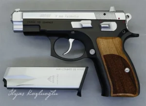 Canik 55 Compact Siyah Beyaz Krom Kaplama