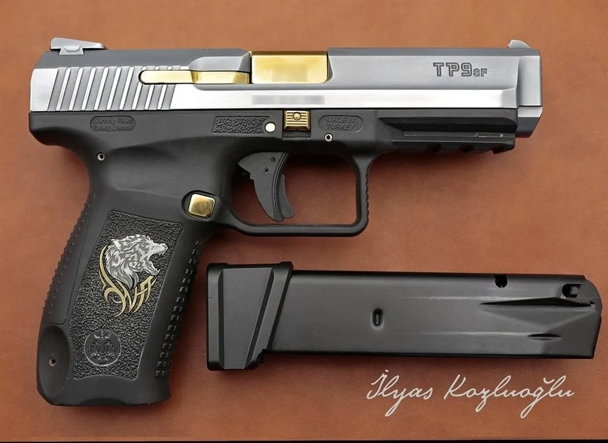 Canik TP9 Teşkilat Logo – 3D Ayyıldız Detay 3
