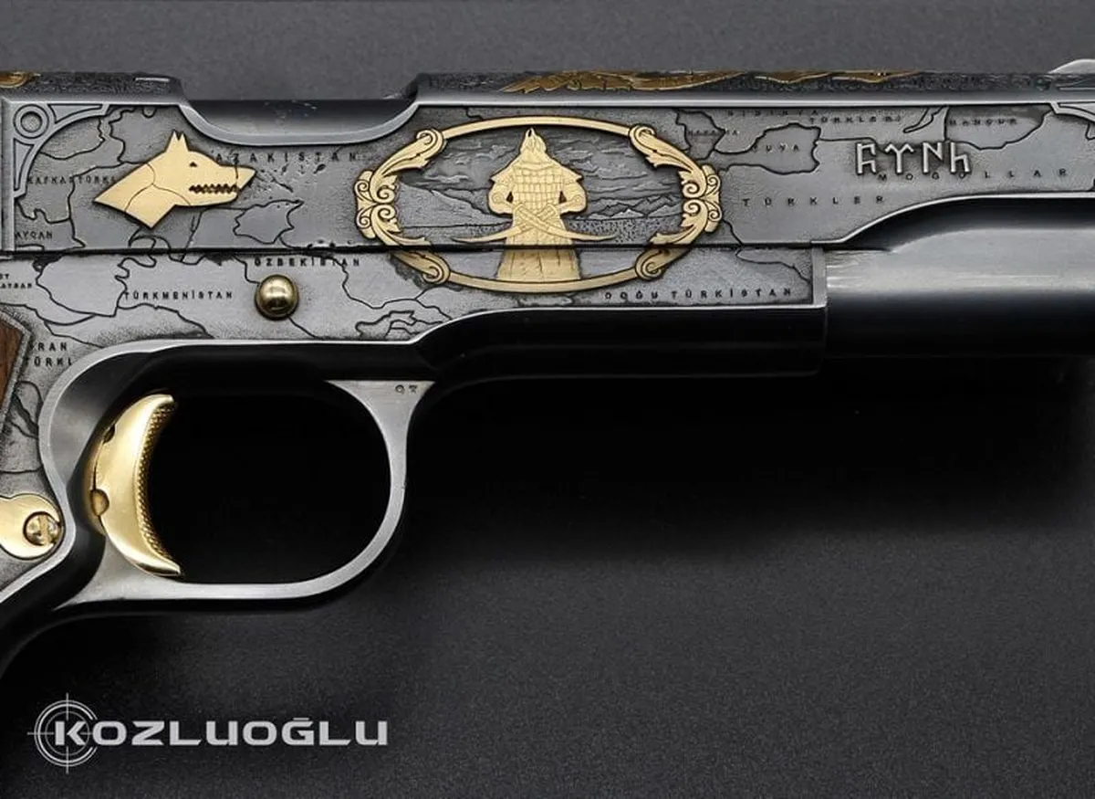 Colt 1911 Büyük Turan Devleti Detay 2