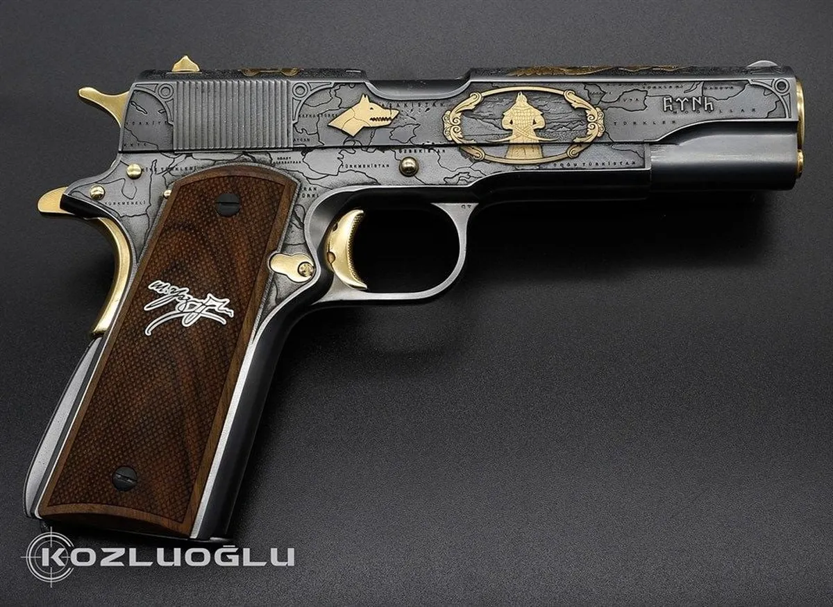 Colt 1911 Büyük Turan Devleti Detay 4
