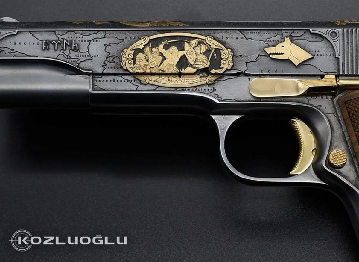 Colt 1911 Büyük Turan Devleti Detay 5