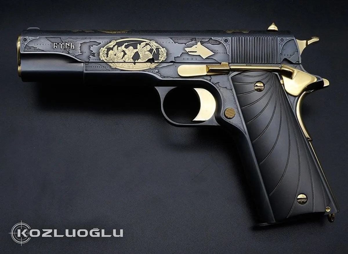 Colt 1911 Büyük Turan Devleti Detay 6