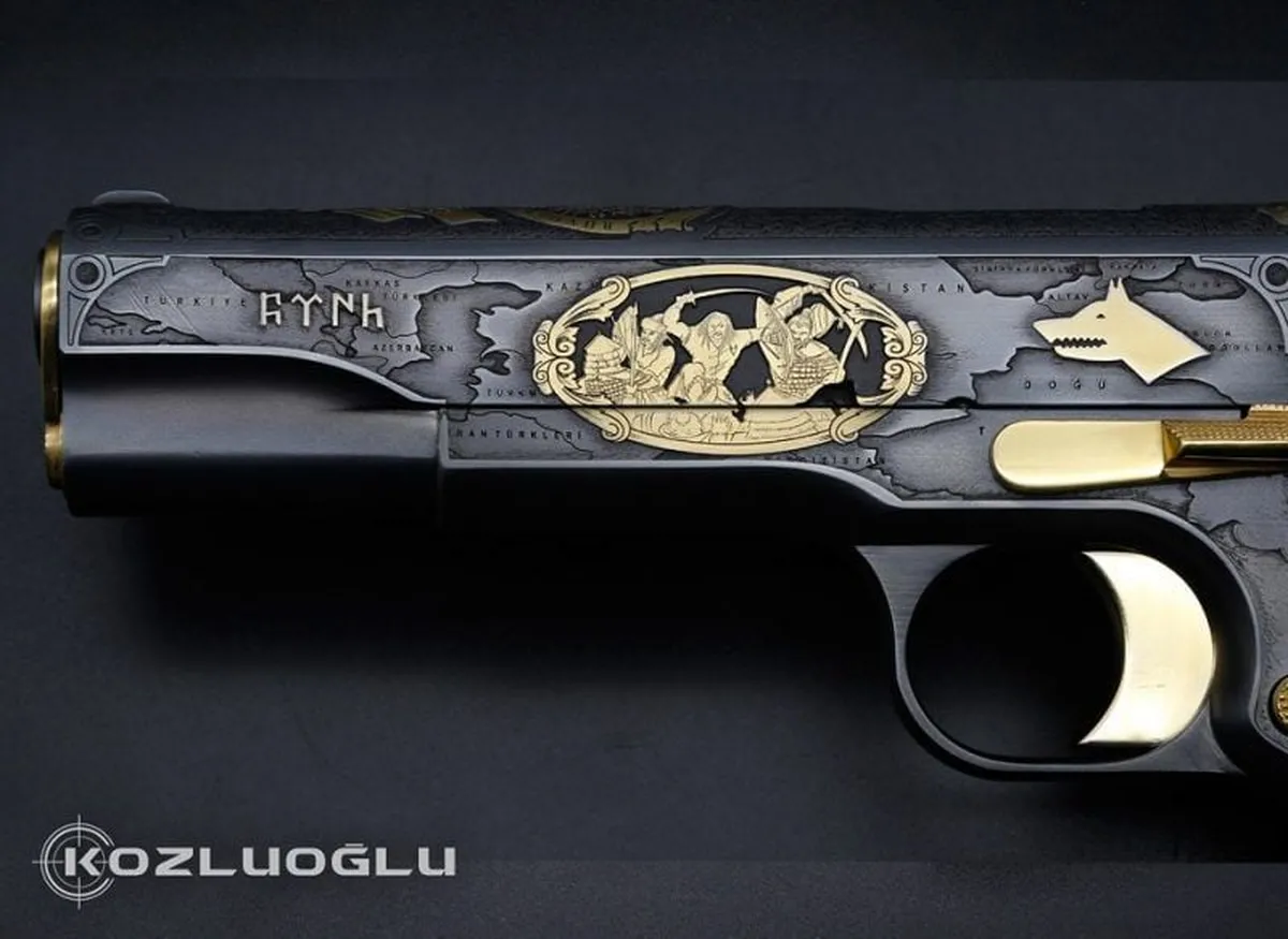 Colt 1911 Büyük Turan Devleti Detay 8