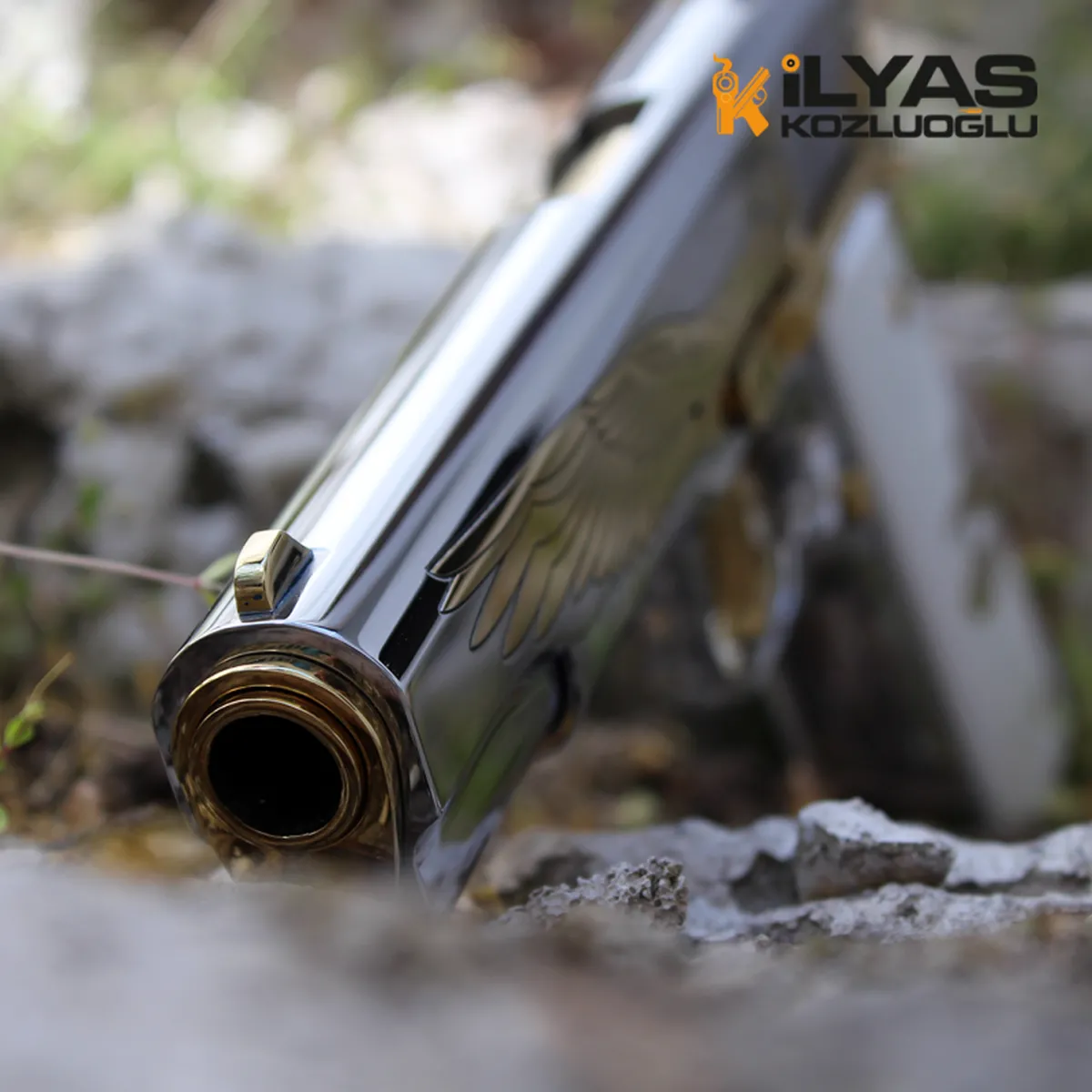 Colt 1911 Kartal Gravür & Titanyum Kaplama Detay 2