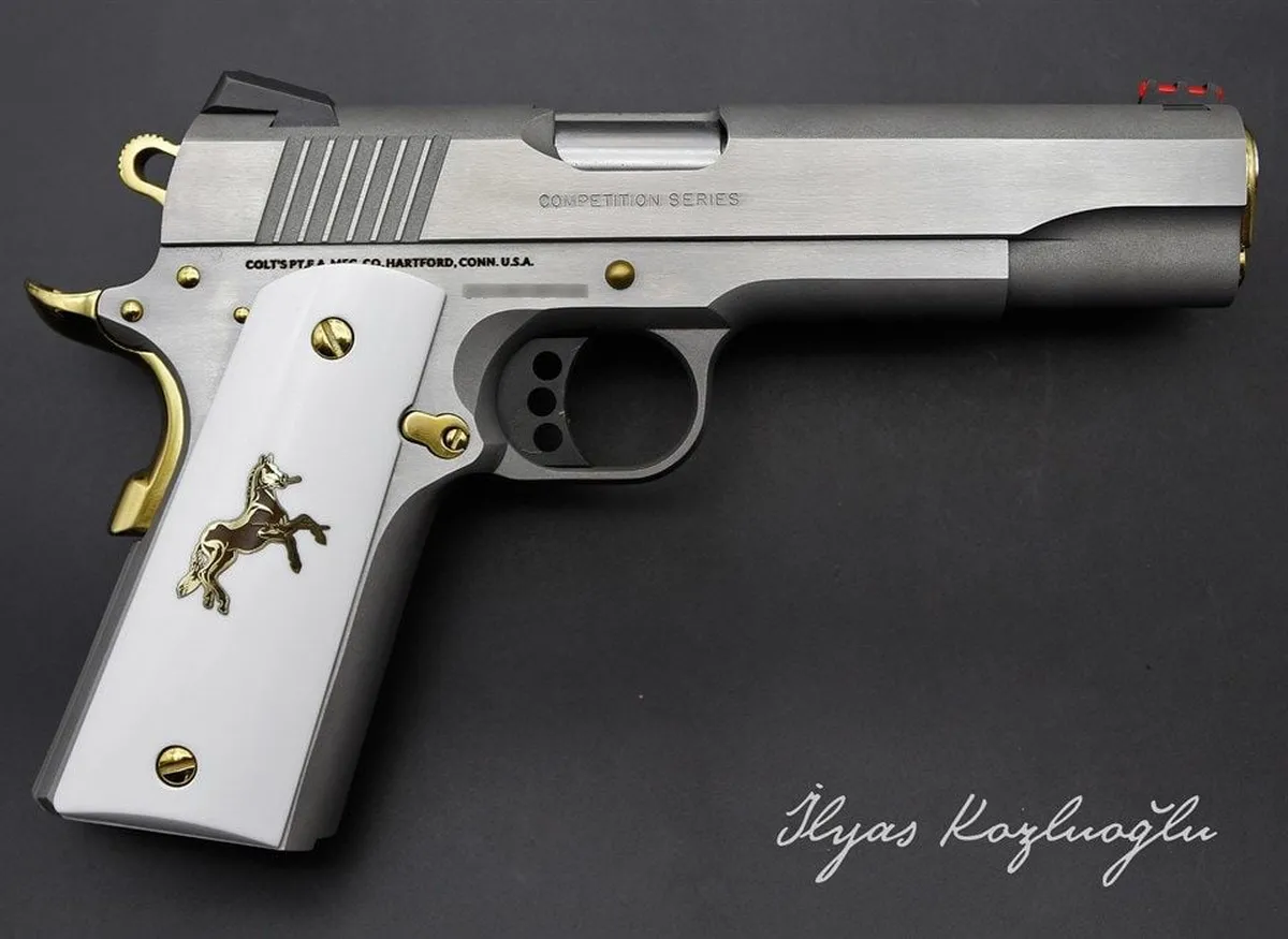Colt 1911 Titanyum Kaplama Detay 2