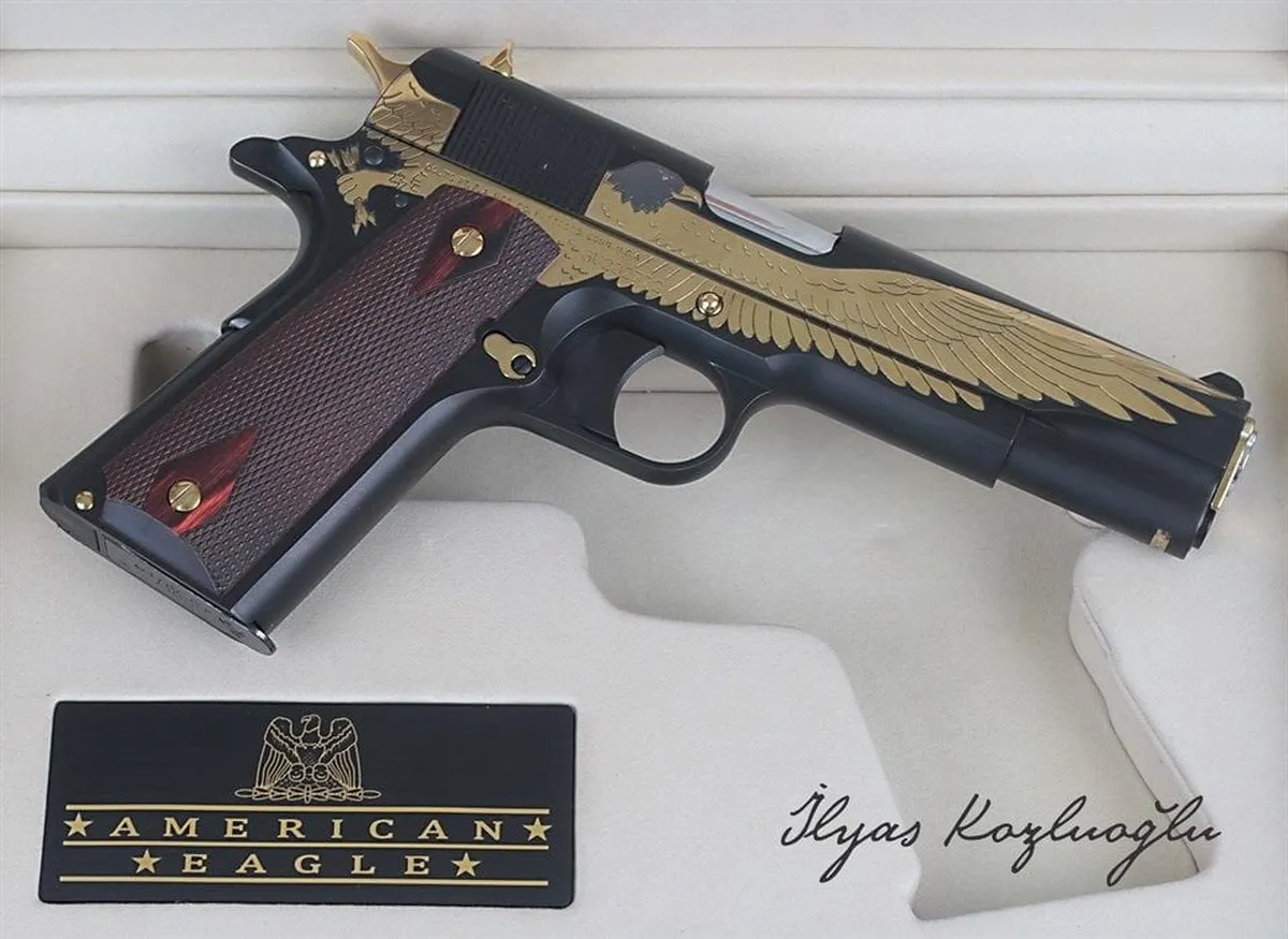 Colt 45 Kartal Model American Eagle Detay 2