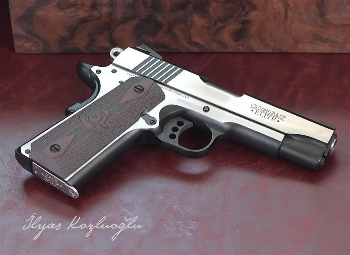 Colt Combat Siyah Krom Kaplama Detay 2
