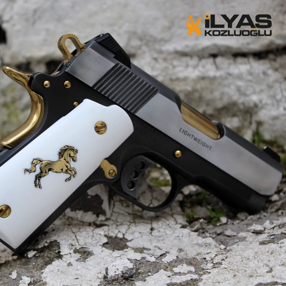 Colt Defender Parlak Titanyum Kaplama Detay 4