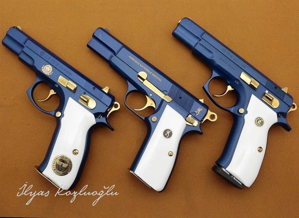 CZ 75 Mavi Kaplama Detay 2