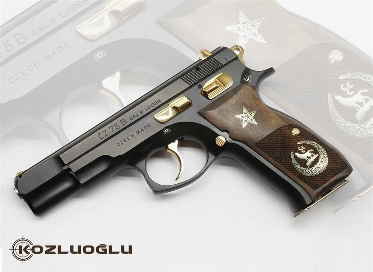 CZ 75 Siyah Krom Kaplama Detay 7
