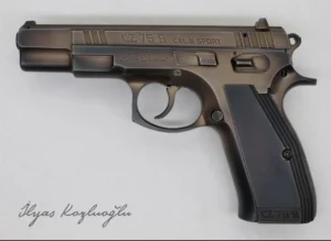 CZ 75B Black Diamond – Koyu Yanık Füme