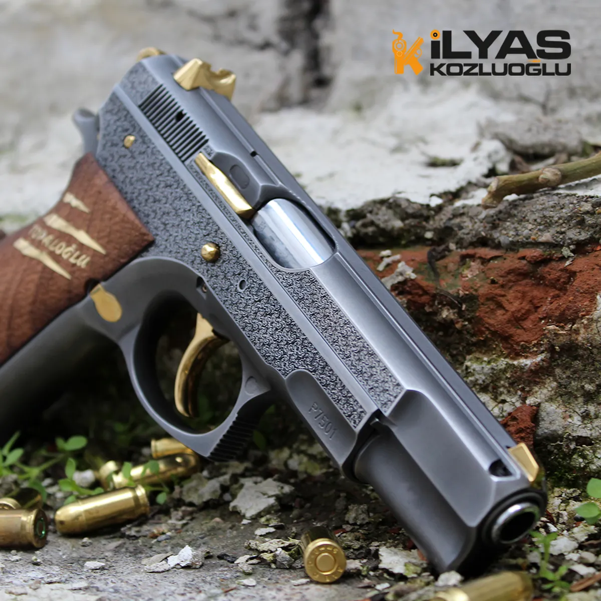 CZ 75B English Scroll Gravür Detay 5