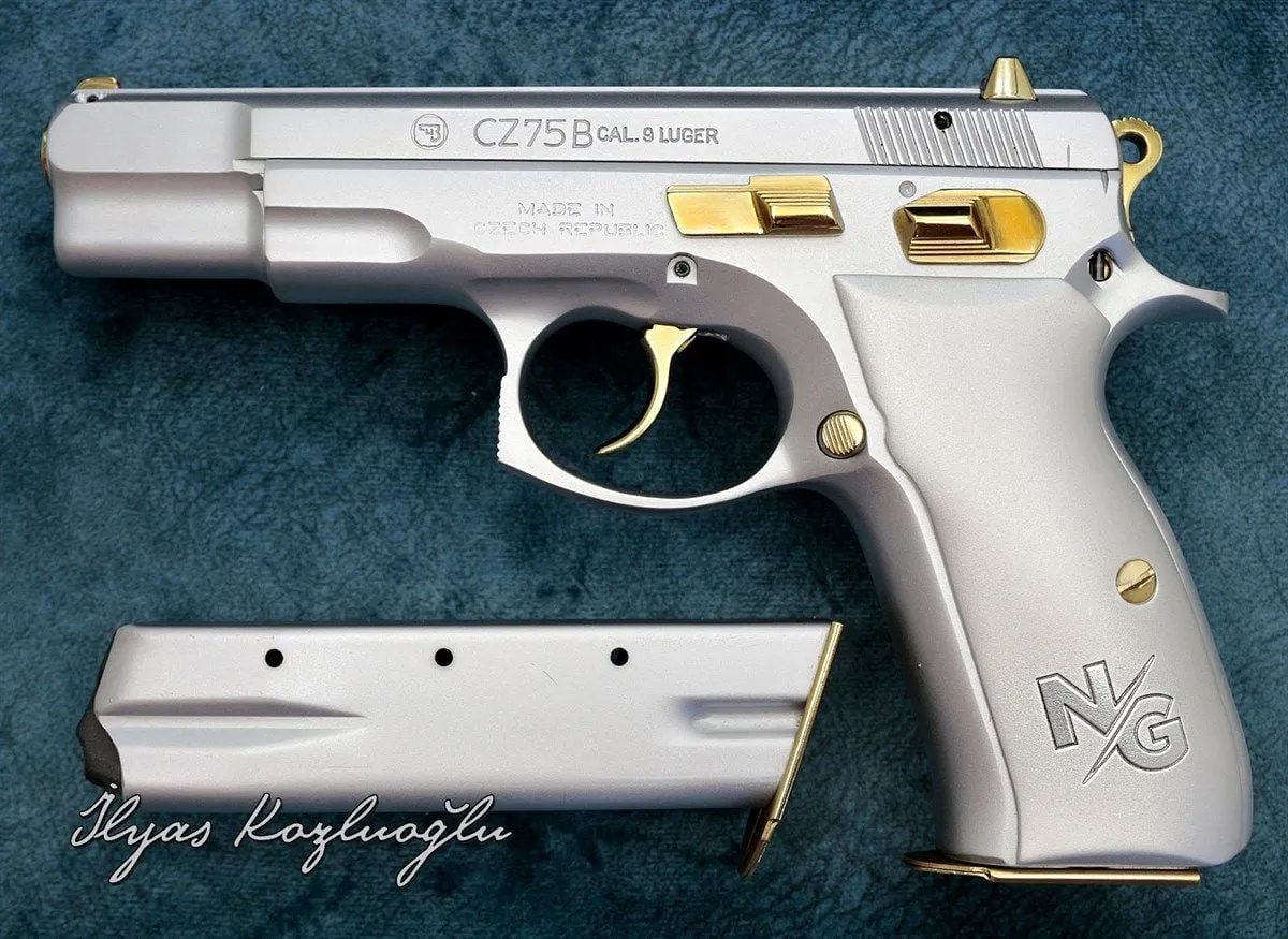 CZ 75B Füme Titanyum Kaplama Detay 3