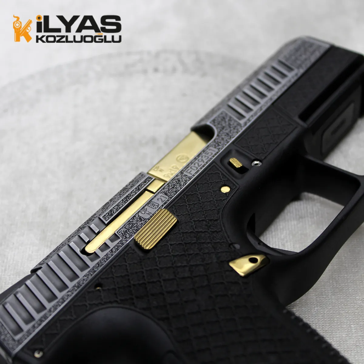 CZ P-10C Krom Kaplama & Gravür