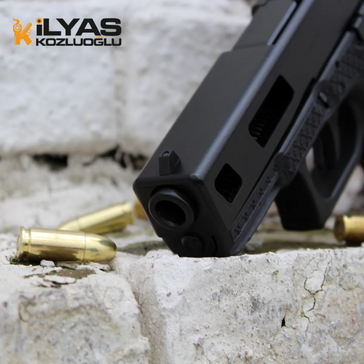Glock Gen 5 Mat Siyah Krom Kaplama & Gravür Detay 2