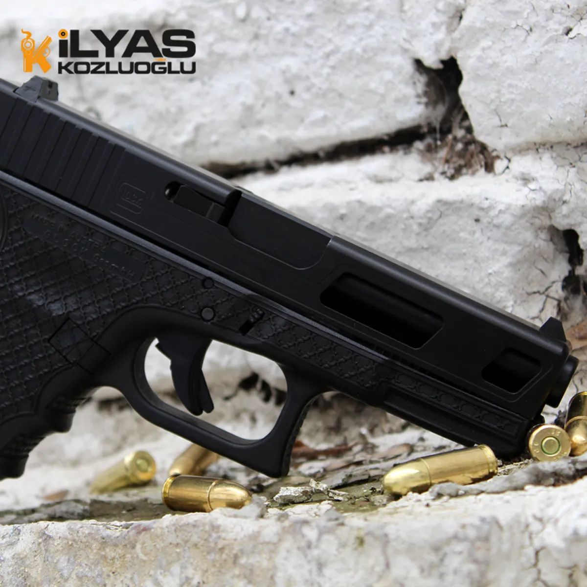 Glock Gen 5 Mat Siyah Krom Kaplama & Gravür Detay 5