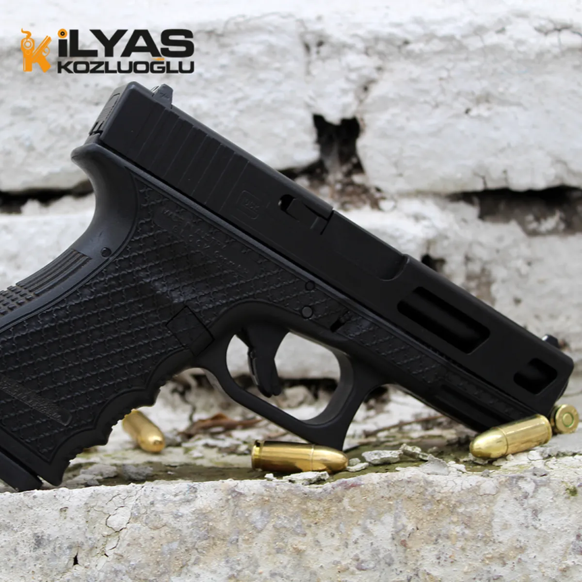 Glock Gen 5 Mat Siyah Krom Kaplama & Gravür Detay 6