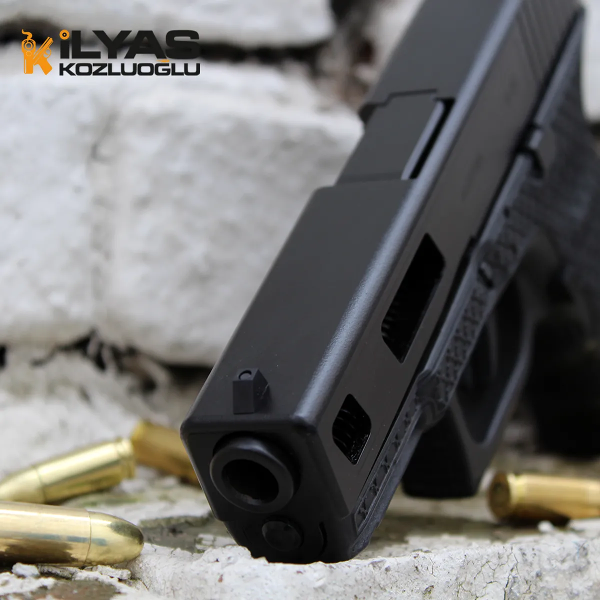 Glock Gen 5 Mat Siyah Krom Kaplama & Gravür Detay 8