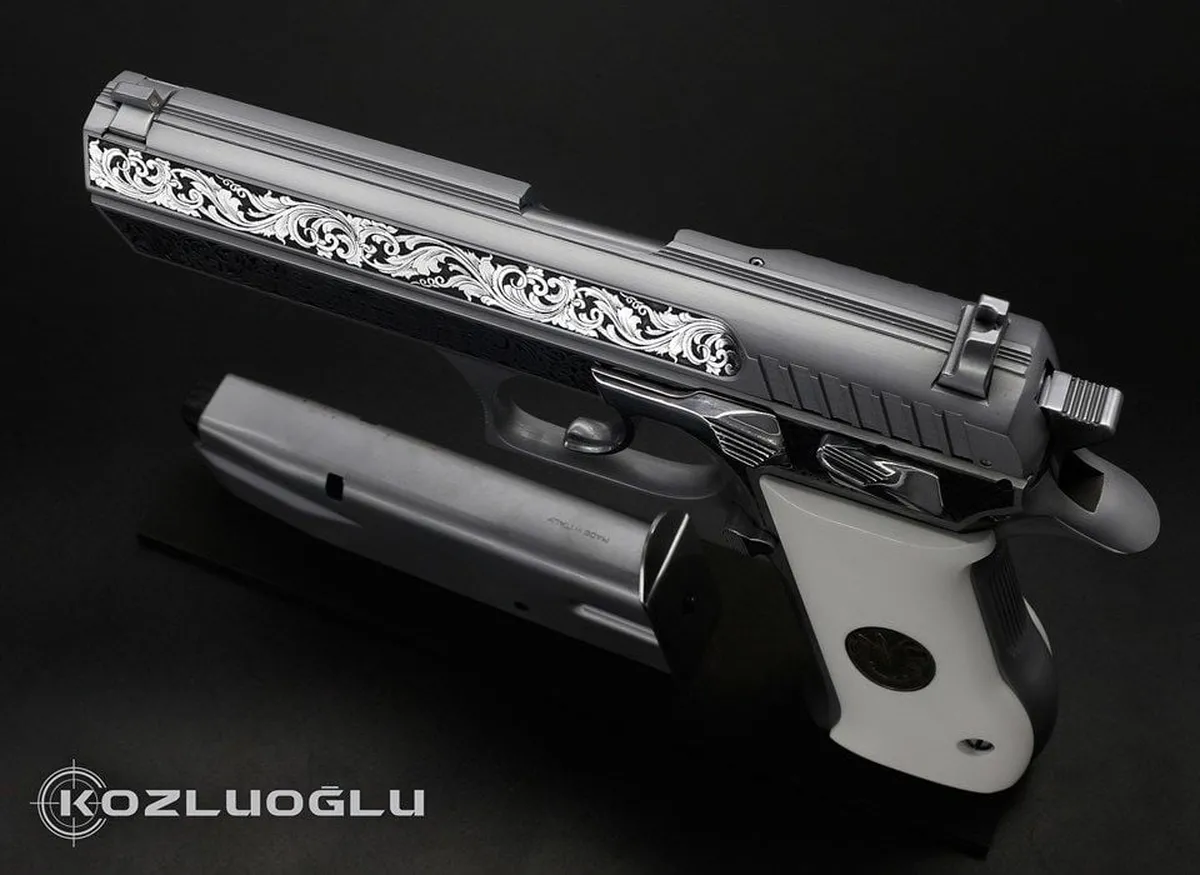 Jericho 941 İnce İşçilikli Beyaz Krom Detay 2