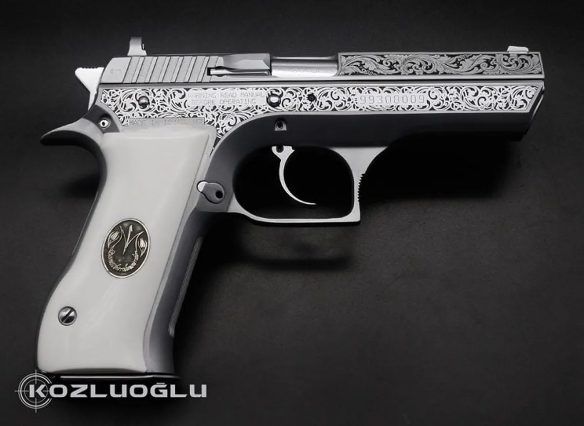 Jericho 941 İnce İşçilikli Beyaz Krom Detay 3