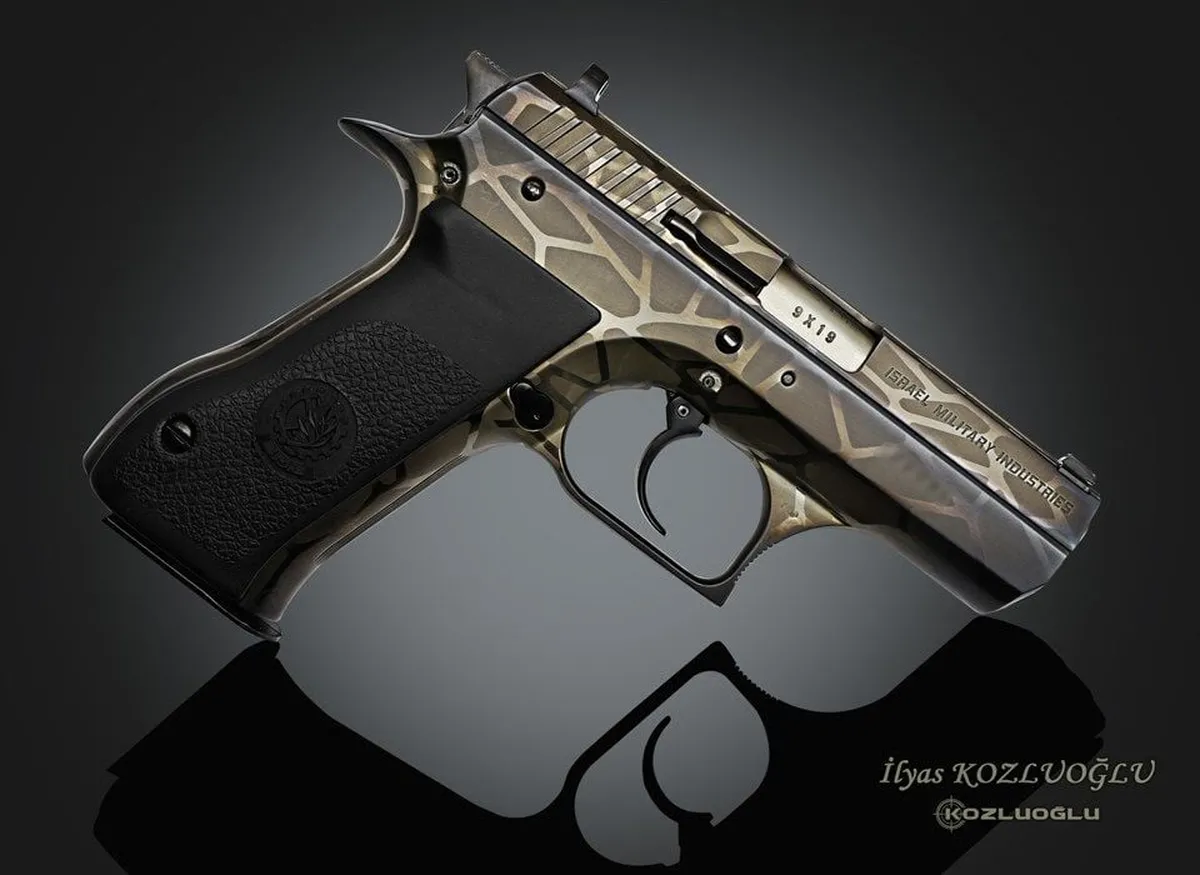Jericho 941FS Desenli Kaplama Detay 2