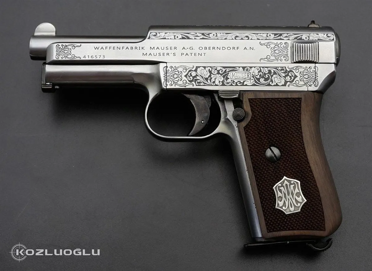 Mauser 7.65 Titanyum Kaplama & Ful Gravür Desen