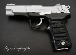 Ruger P85 Beyaz Krom Kaplama