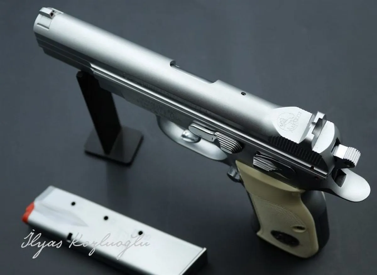Sarsılmaz Armalite AR24 Beyaz Krom Kaplama Detay 3