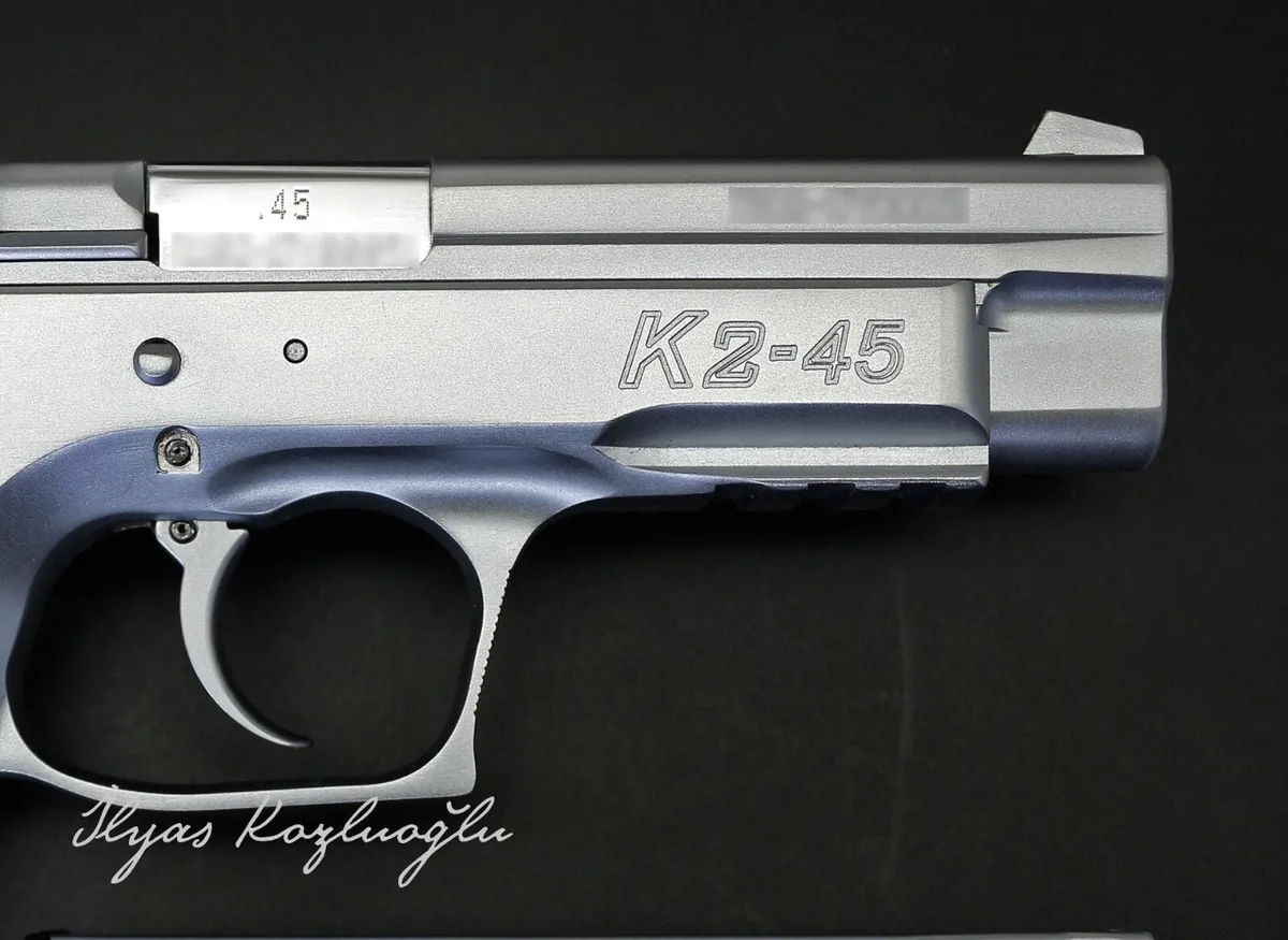 Sarsılmaz K2 45 – Mat Beyaz Krom Kaplama Detay 5