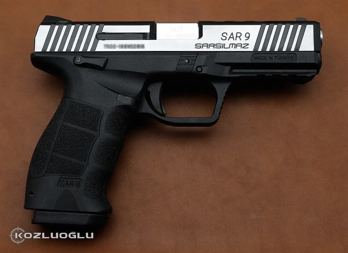 Sarsılmaz SAR9 Yanaklar Selçuklu Kartalı – Gravür Desen Detay 2